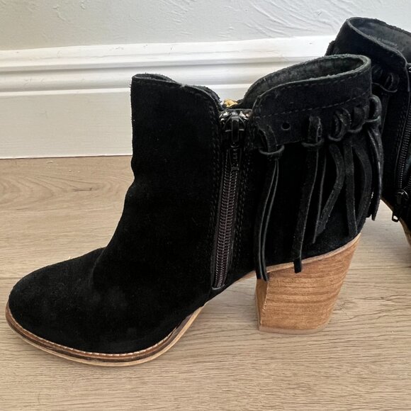 Aldo Suede Fringe Booties - Picture 6 of 6